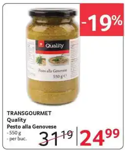 Selgros TRANSGOURMET Quality Pesto alla Genovese Ofertă