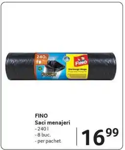 Selgros FINO Saci menajeri Ofertă