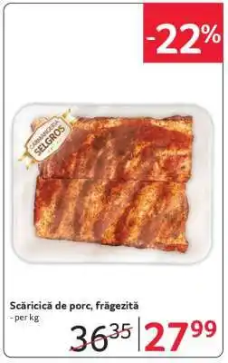 Selgros Scăricică de porc frăgezită Ofertă