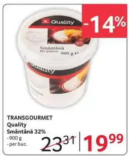 Selgros TRANSOURMET Quality Smântână 32% Ofertă