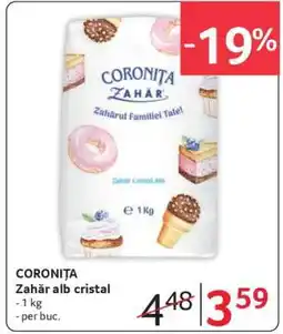 Selgros CORONIȚA Zahăr alb cristal Ofertă