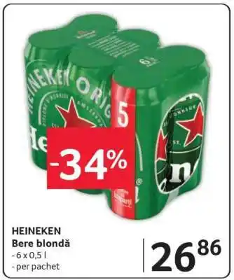 Selgros HEINEKEN Bere blondă Ofertă