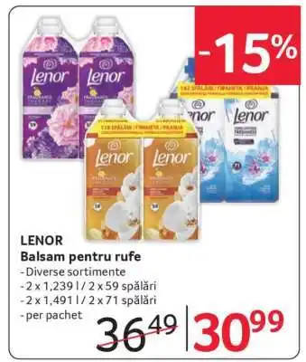 Selgros LENOR Balsam pentru rufe Ofertă