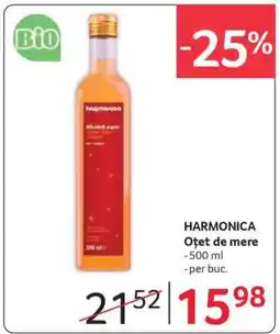 Selgros HARMONICA Oțet de mere Ofertă