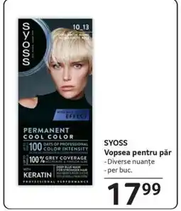 Selgros Syoss Vopsea pentru păr Ofertă