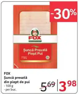 Selgros FOX Șuncă presată din piept de pui Ofertă