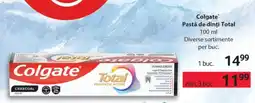 Selgros COLGATE Pastă de dinți Total Ofertă