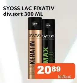 Unicarm Syoss lac fixativ Ofertă
