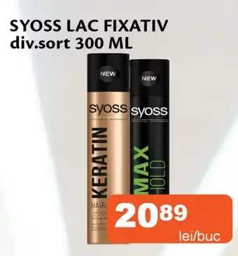 Unicarm Syoss lac fixativ Ofertă