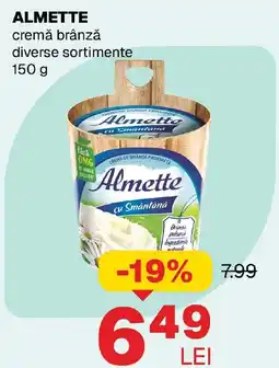 Annabella ALMETTE cremă brânză Ofertă