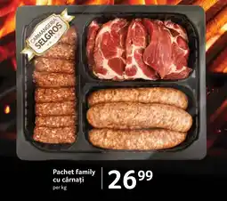 Selgros Pachet family cu cârnați Ofertă