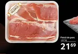 Selgros Fleică de porc Ofertă