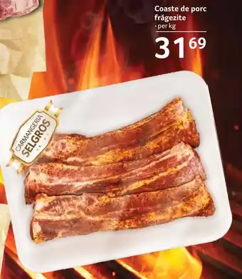 Selgros Coaste de porc frǎgezite Ofertă