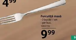 Selgros Furculiță masă Ofertă