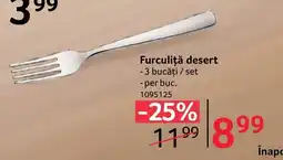 Selgros Furculiță desert Ofertă