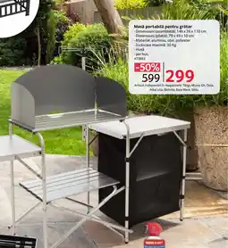 Selgros Masă portabilă pentru grătar Ofertă