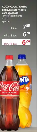 Selgros COCA-COLA / FANTA Băutură răcoritoare carbogazoasă Ofertă