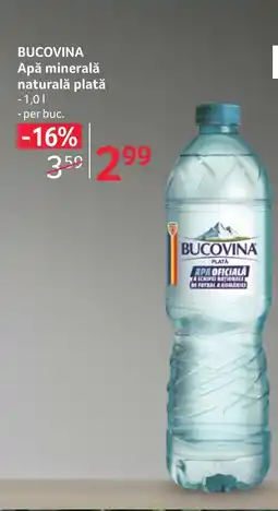 Selgros BUCOVINA Apă minerală naturală plată Ofertă