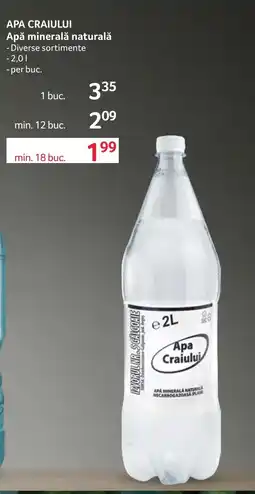 Selgros APA CRAIULUI Apă minerală naturală Ofertă