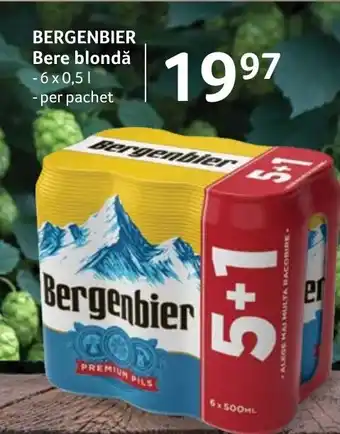 Selgros BERGENBIER Bere blondǎ Ofertă