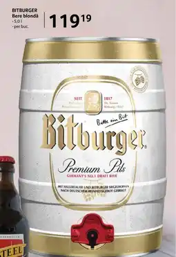 Selgros BITBURGER Bere blondǎ Ofertă