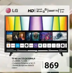 Selgros TV 80 cm 32LQ630B6LA Ofertă