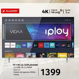 Selgros TV 140 cm 551PLAY6300 Ofertă