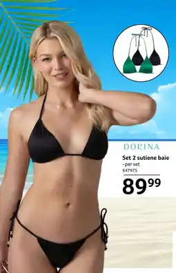 Selgros DORINA Set 2 sutiene baie Ofertă
