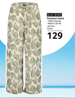 Selgros BLUE SEVEN Pantaloni damă Ofertă