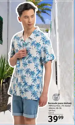 Selgros Bermude jeans bărbați Ofertă