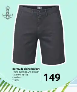 Selgros Bermude chino bărbați Ofertă