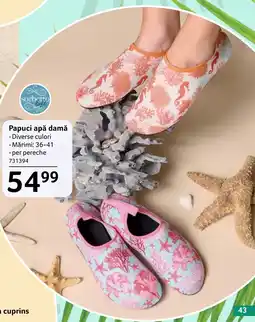 Selgros Papuci apă damă Ofertă
