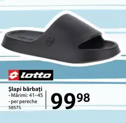 Selgros Lotto Șlapi bărbați Ofertă