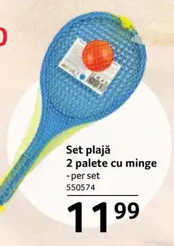 Selgros Set plajă 2 palete cu minge Ofertă