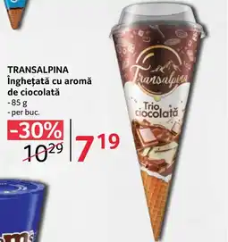 Selgros TRANSALPINA Înghețată cu aromă de ciocolată Ofertă