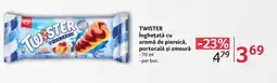 Selgros TWISTER Înghețată cu aromă de piersică, portocală şi zmeură Ofertă