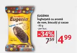 Selgros EUGENIA Înghețată cu aromă de rom, biscuiți și cacao Ofertă