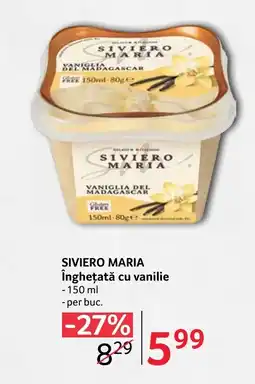Selgros SIVIERO MARIA Înghețată cu vanilie Ofertă