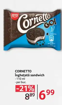 Selgros CORNETTO Înghețată sandwich Ofertă