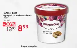 Selgros HÄAGEN-DAZS Înghețată cu nuci macadamia Ofertă