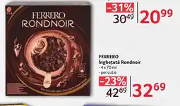Selgros FERRERO Înghețată Rondnoir Ofertă