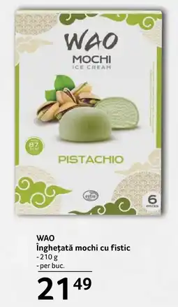Selgros WAO Înghețată mochi cu fistic Ofertă