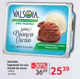 Selgros VALSOIA Înghețată de soia Aromă de cacao Ofertă