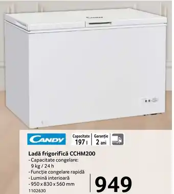 Selgros Ladǎ frigorifică CCHM200 Ofertă