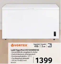 Selgros Ladǎ frigorifică VCF42SWH01M Ofertă