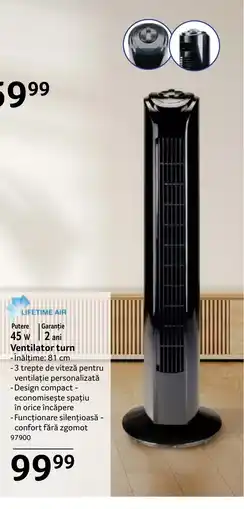 Selgros LIFETIME AIR Ventilator turn Ofertă