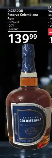 Selgros DICTADOR Reserva Colombiana Rom Ofertă