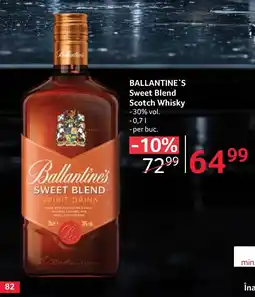 Selgros BALLANTINE'S Sweet Blend Scotch Whisky Ofertă