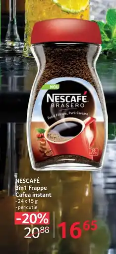 Selgros NESCAFÉ 3în 1 Frappe Cafea instant Ofertă