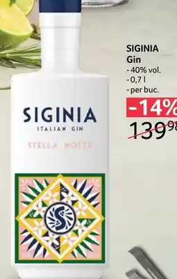 Selgros SIGINIA Gin Ofertă